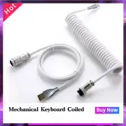 Coiled cable type C Mechanical keyboard wire keyboard cable mechanical keyboard