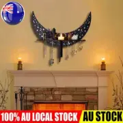 Bohemian Shelf Corner Maison Crystal Arts Display Wall Decoration Storage Rack