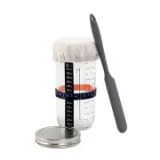 1Set Glass Airtight Jar Sourdough Maker +Lid and Scale Dough Fermentation5252