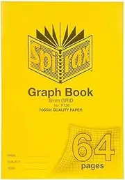 Spirax P136 Grid Book A4 8Mm 64Pg