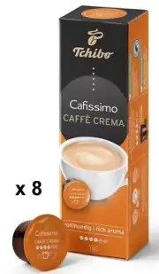 TCHIBO Cafissimo Caffe Crema Rich Aroma 8 x 10 capsules - 80 pieces