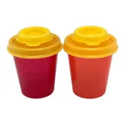 Tupperware Mini Midget 2 oz. Salt and Pepper Shakers Rare Colors