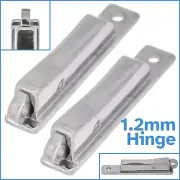 2pcs 20mm x 1.2mm Barrel Spring Hinge Eyeglass Frame Insert Glasses Joint Repair