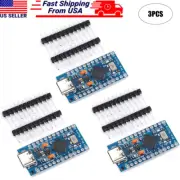 3Pcs Type-C Pro Micro Atmega32U4 5V 16MHz Module Board Micro USB Board