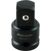 DYNAMIC D005710 Tools Adapter 3/8" Female X 1/2" Male, Impact