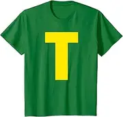 X.Style Name Letter T-Theodore Chipmunk Costume Christmas Group T-Shirt ds1584 T-Shirt Black