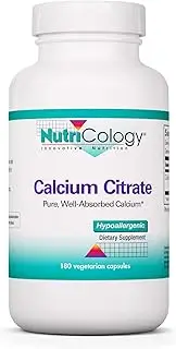 Nutricology Calcium Citrate, 150 mg, 180 Vegicaps