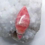 Rhodochrosite, cabochon, gemstone, mineral, rock, semi-precious, #C-87