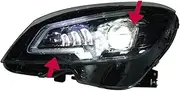 Car Lights Compatible for Benz w204 C180 C260 C200 C300 LED Headlight 2007-2011 Head Lamp Drl Projector Lens Automotive