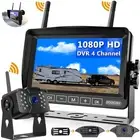 Wireless RV Backup Camera, IP69 Waterproof 170° Wide View Angle HD 1080P Rear...