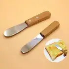 Mini Size Jam Spreader Wood Handle Butter Spatula Butter Knife Bread