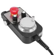 CNC Pulse Generator MPG Pendant Handwheel for FANUC System 5V Manual Pulse Generator Black