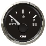 Boat Water Level Gauge NMEA 2000 Black Face 52mm KUS Brand