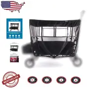 Protective Insect Net for Child's Wagon - Quick Installation & Safety Feature