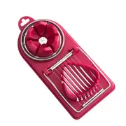 Multifunctional Egg Cutter Stainless Steel Slicer Sectioner Mold Flower-Shape Luncheon Kitchen Gadgets