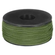 1.18mm x 164 Feet Paracord Micro Cord Rope 100 LB Braided Cord, Army Green