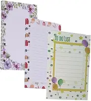 TEHAUX 6 Hole A5 Loose-leaf Papers 3 Pack Simple Notebook Inserts for Home School Office