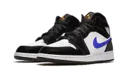 Nike Air Jordan 1 Mid GS Black/Racer Blue 554725-084 US Size 5.5Y/ US Womens 7