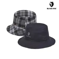 在飛比找博客來優惠-BLACKYAK 格紋雙面戴漁夫帽 F 黑色