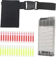 Marking Light,with Fixed Sleeve, Long Time Glow,Marker Signal Sticks Pouch Hanger Emergency Accessories Dispenser, Black