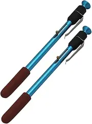 LALADEFIEE 2pcs Thickness Gauge Brake Pads Brake Gauge Brake Pad Measurement Tool Brake Tool Measuring Tool for Brake Pad Tyre Tread Depth Gauge Tire Tread Depth Measure Gauge Alloy Steel