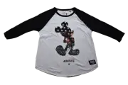 Neff + Disney Womens Mickey Mouse Raglan Shirt NWT Small