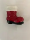 Nora Fleming Mini Santa Boot A89 Original Wrinkled Platter Charm Toothpick Holde