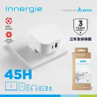 在飛比找PChome24h購物優惠-Innergie 45H 45瓦 USB-C 萬用充電器(轉