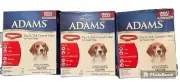 X' 3 Adams Dog Puppy Flea & Tick Eggs Larvae Collar Small 15" 7 Month protection