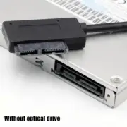USB 2.0 to Slimline SATA 7+6 13pin Laptop CD-DVD Optical Adapter Drive D2J0 C8U0