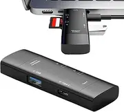 Laptop Card Reader, USB Card Reader for Computer, PC, Car | USB3.0 TF Memory Card TypeC Multi-Function Compatible with OS/Linux and Other Systems