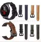For Suunto 5 Peak Leather Watch Band Wrist Soft Retro Strap 22mm Width