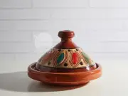 Tajine Moroccan Handmade Ceramic Tagine for Your Kitchen, Large Cooking Pot