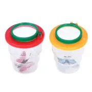 Insect Container Box Magnifiers Collection Box for Students Nature Learning Aid