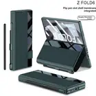 Folding Phone Case Flip Cover with Pen Slot Holder for Samsung Galaxy Z Fold6