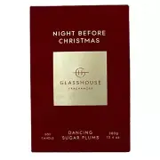 Glasshouse Fragrances Night Before Christmas Dancing Sugar Plums Candle NIB