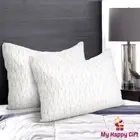 Giselle Bedding Twin Pack Memory Foam Pillows Cushion Home Hotel Travel Square