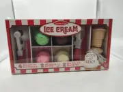 Melissa & Doug-8 Piece-Ice Cream/Cones/Scoopers-Parlor Play Set-Ages 3+BRAND NEW