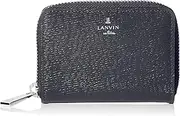[LANVIN en Bleu] Lanvin on Blue Coin Purse, Round Zipper with Card Pocket, Wagram Accessories