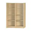 【綠活居】基斯坦 現代3尺八格書櫃/收納櫃(三色可選)-90.5x30x123.5cm免組