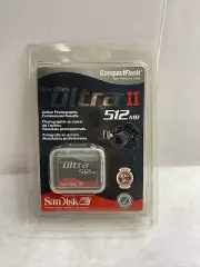 SanDisk Ultra II CF 512MB Compact Flash Memory Card
