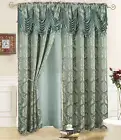 Cortinas para sala Marrón modernas elegantes habitacion cuarto cortina108 x 84 W