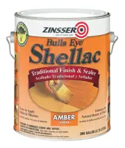 Zinsser Bulls Eye Gloss Amber Shellac-Based Shellac Finish and Sealer 1gal (2pk)