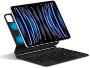 Jarttarn Magnetic Floating Wireless Keyboard Case Compatible with iPad Pro 13 Inch (2024 7th Generation), Rechargeable Bluetooth Keyboard with Multi-Touch Trackpad for iPad Pro 13 (Black)