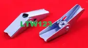 (5 Pieces) Toggle Wing Nut 1/4-20 Zinc Plated - Spring Loaded Hollow Wall Anchor