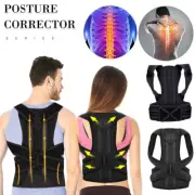 Adjustable Posture Corrector Vest - Dual Support Rods & Back Brace, Breathable