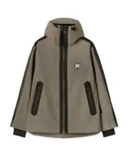 Palm Angels Logo Patch Hooded Jacket L,M Green