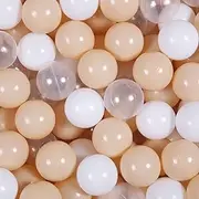 Pit Balls Crush Proof Plastic Children's Toy Balls, Macaron Ocean Balls for Birthday Party Decoration,for Ball Pit, Tent, Bounce House, Baby Pool, Playhouse, 2.17 Inch …