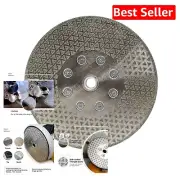 7'' Electroplated Diamond Grinding Disc with 5/8''-11 Arbor for Soft Materials