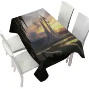 Fantasy Art Elpidrako City Tablecloth